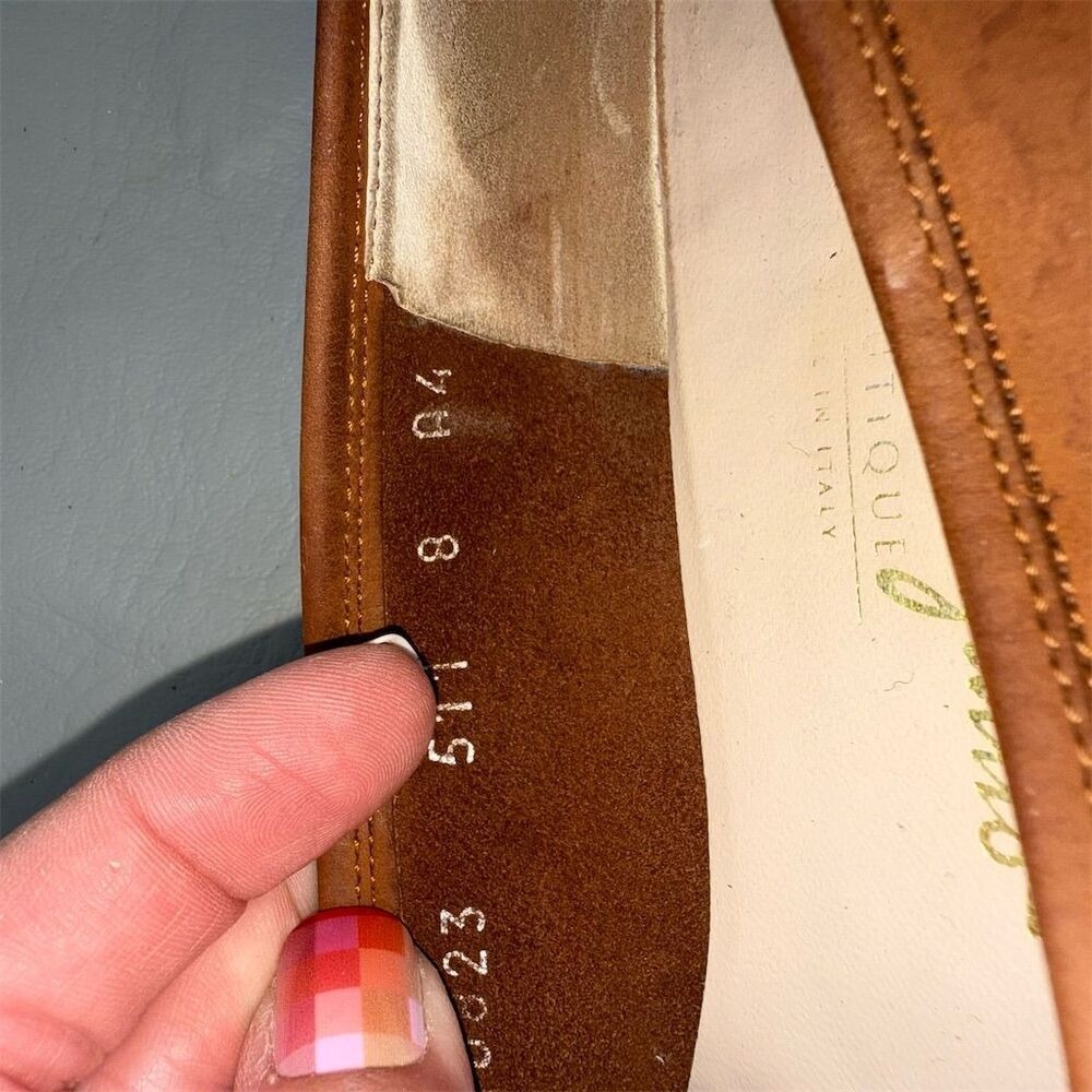 Salvatore Ferragamo Women's Brown Suede Penny Loafers Size 8 AAAA Narrow Slip-On - Picture 10 of 10